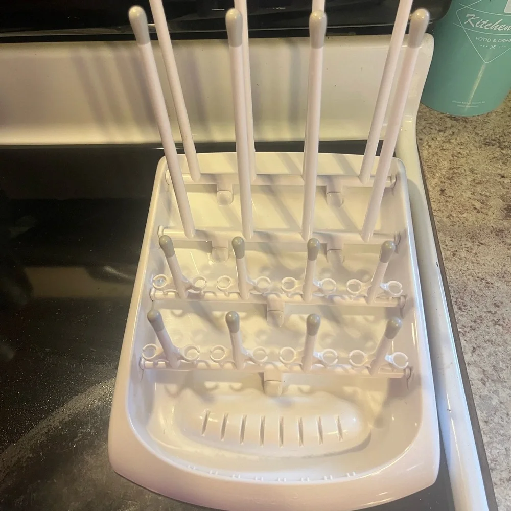 White Bottle Drying Rack - Picture 2 of 3